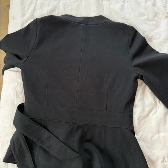 Black kimono sleeve  Wrap Blazer Jacket - Women's - Picture 3 of 3